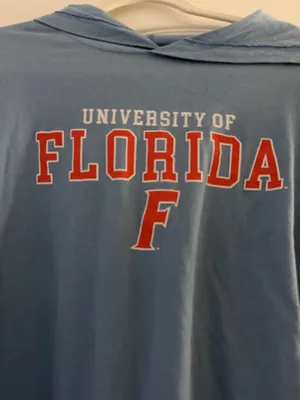 University of Florida Light Blue Hooded Long-Sleeve Tee thumbnail 3