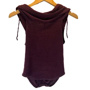 Free People | NWT | Medium | This Cutie Ribbed Knit Off-Shoulder Cinched Top thumbnail 6