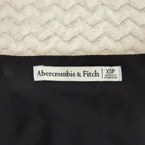 Abercrombie & Fitch Black Long Sleeve Tiered Ruffle Mini Dress XSP Petite thumbnail 4