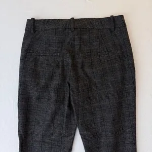 Zara Woman Gray Brown Plaid Glen Check Slim Fit Dress‎ Pants Size 2 thumbnail 13
