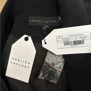 English Factory Single Breasted Blazer Black Size Small Office Timeless Capsule thumbnail 10