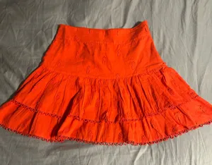 Farm Rio Women's 3D Pineapple Mini Skirt Size S thumbnail 1