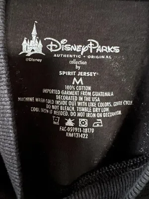 Disney Hocus Pocus Amuck Spirit Jersey Halloween Party Black Sz M Magic Kingdom thumbnail 6