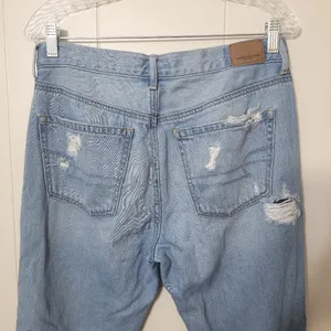 American eagle jeans high rise girlfriend blue size 6 thumbnail 7