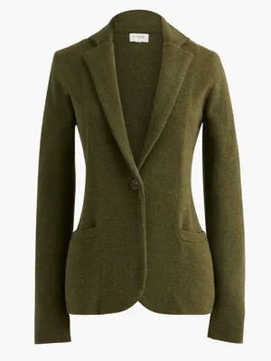 J. Crew Green Schoolboy Classic Fit Sweater Blazer Size XS thumbnail 9