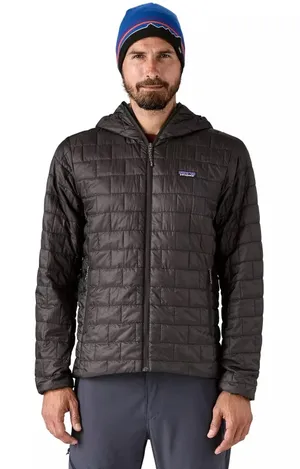Patagonia Nano Puff Hoody Jacket Black Insulated Outdoor Gorpcore Womens Small thumbnail 1