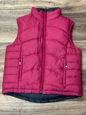 LL Bean Reversible Goose Down Puffer Vest Women’s Small thumbnail 1