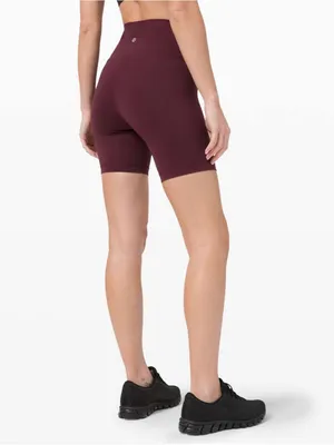 Lululemon wunder train high rise short 6” Sz 2 color Cassis thumbnail 2