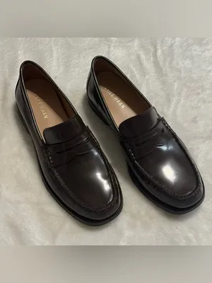 Cole Haan Women's Lana Lux Penny Remastered Loafers in Dark Brown Leather thumbnail 3