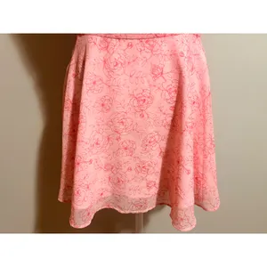 Urban Outfitters Over the Horizon Mini Dress M Pink Floral Chiffon Fit and Flare thumbnail 13