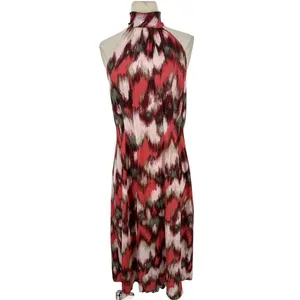NWT Banana Republic Silky Twill Sleeveless Halter Midi Dress Size 6‎ Feminine thumbnail 4