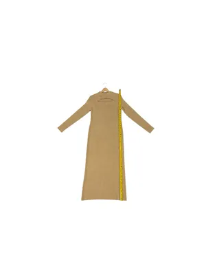 The Drop Chantal Cutout Ribbed Knit Bodycon Midi Sweater Dress M Camel NWT thumbnail 10