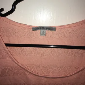 Charlotte Russe Coral shirt thumbnail 3