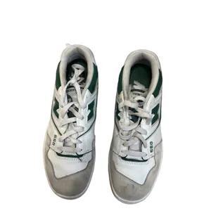 New Balance 550 white green sneakers‎ size 7.5 womens thumbnail 4
