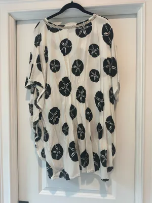 Sand Dollar Cover Up White Size M thumbnail 3
