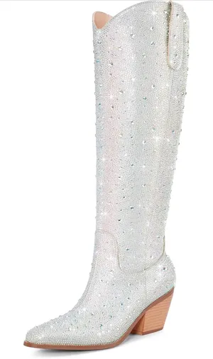 Amazon Sparkly cowgirl boots thumbnail 1