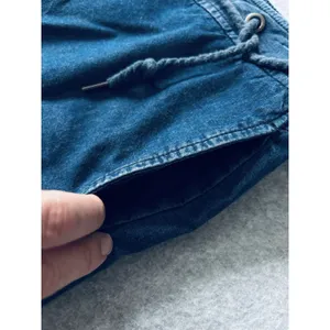Dockers Dark Blue‎ Denim Jeans Skirt Skort Shorts Pockets Womens Size 8 thumbnail 2