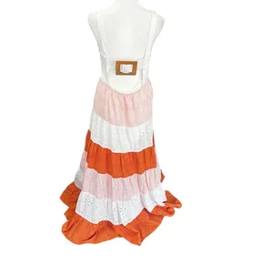 Hutch Alston Eyelet Maxi Dress Anthropologie Cutout Back Size 6 thumbnail 11