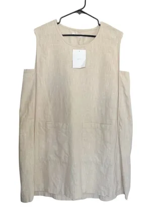 NWT Oat + Fort Ramie Blend Dress Size Medium thumbnail 1
