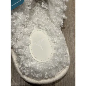 RockDove Women's Twirl Fleece Cozy Scuff Slippers Indoor Non-Slip Sz 7-8 M White thumbnail 3