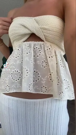 Zara knitted top thumbnail 2