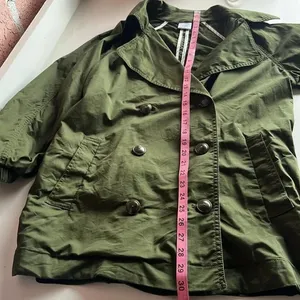 Cabi jacket Cabi‎ Expedition jacket double breasted pockets scrunched sleeve thumbnail 4