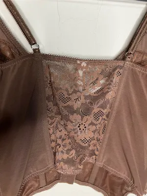 Out‎ From Under Urban Outfitters Corey Mesh Chocolate Brown Corset thumbnail 8