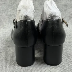 LifeStride Size-9M Womens Tracy Black Faux Leather Strappy Block Heel Pump thumbnail 10