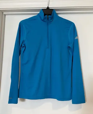 Eastern Mountain Sports Teal Blue Quarter-Zip Athletic Top thumbnail 1