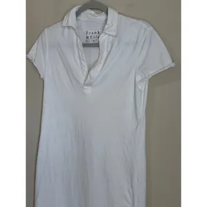 Frank & Eileen Polo Shirt Lauren‎ Dress Womens XS White Collared thumbnail 3