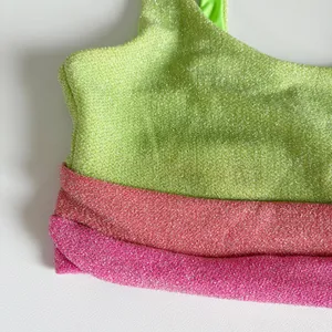 Beach Riot Womens Watermelon Lemonade Metallic Mackenzie Bikini Swim Top Size S thumbnail 4