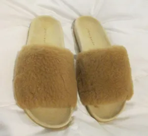 JENNI KAYNE Shearling Slide Sandal - NEW - Size 40 thumbnail 1