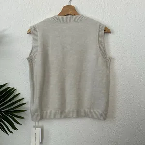 Commense Button Front Sweater Vest XS NWT thumbnail 6