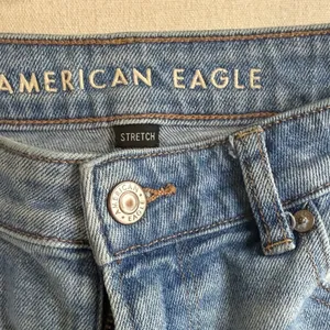 American Eagle Outfitters Distressed Blue Ankle Jeans thumbnail 2