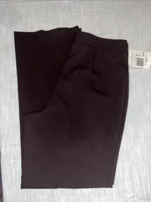 NWT vintage Jaclyn Smith Brown Wide-Leg Trousers thumbnail 3