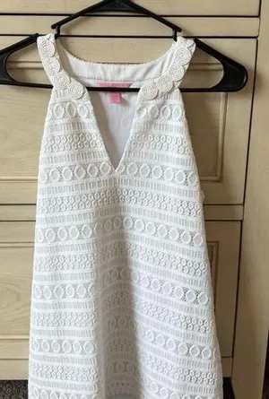 Lilly Pulitzer White Tank Top thumbnail 1