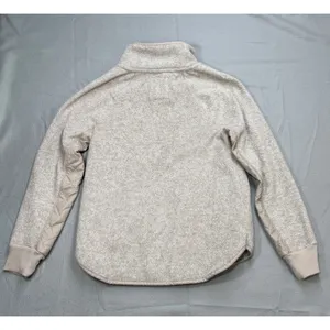 Abercrombie & Fitch Fleece Pullover Women S Tan Gorpcore Cabincore Soft Academia thumbnail 2