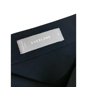Everlane Black‎ Minimalist Wide Leg Cropped Jumpsuit Capsule Wardrobe 8 thumbnail 2