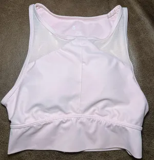 BuffBunny Collection Viva La Vibe Sports Bra Light Pink/Blush Size Small thumbnail 1