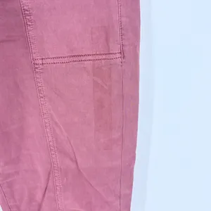 American Eagle Super Stretch Utility Pants Womens 10 Pink Tie Waist Cargo Slim thumbnail 11