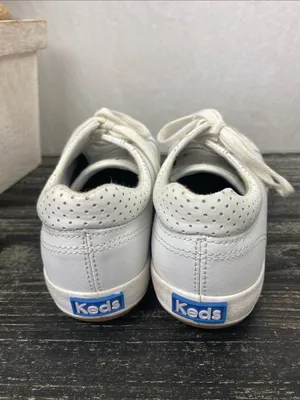 Keds White Lace Up Athletic Sport Sneaker Shoes 6.5 thumbnail 4