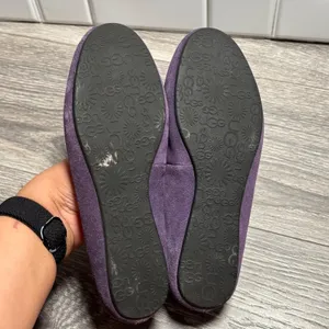 UGG Purple Suede Shearling Lined Australia Alloway‎ Slipper 6.5 thumbnail 5