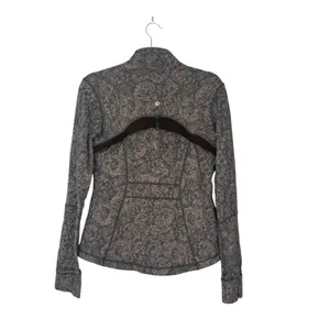 Lululemon Define Jacket 10 Black Rose Herringbone Brushed Alberta Lake Zip Up‎ thumbnail 2
