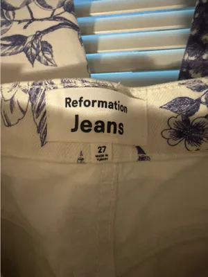 Reformation Cynthia High Rise Straight Leg Jeans thumbnail 6