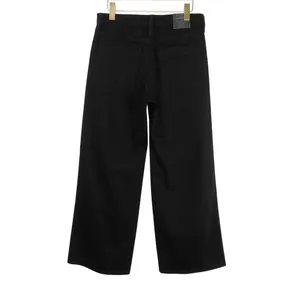 Banana Republic Luxe Jean High Rise Trouser Black Denim Pants Size 29 8 Petite thumbnail 3