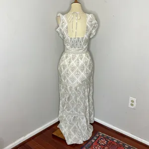 NWT‎ Intermix Orien Silk-Blend Tiered Maxi Dress thumbnail 6