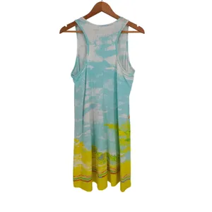 Crown & Ivy Beach On Island‎ Time Graphic Tank Dress Coverup Size Medium New thumbnail 3