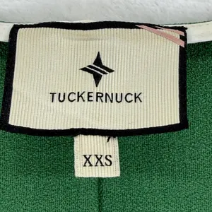 Tuckernuck Green Long Sleeve‎ CrewNeck Dress XXS Piping Trim workwear thumbnail 4