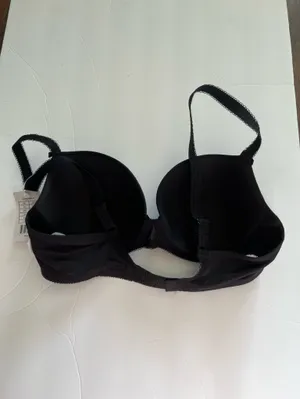 Freya Deco Molded Plunge Bra Black Size 34DD NEW NWT thumbnail 3