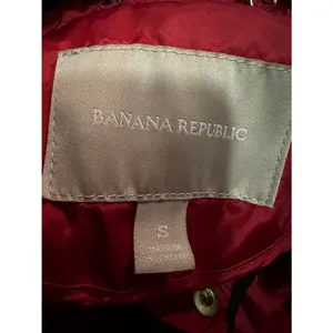 Banana Republic Red Quilted Jacket Womens S Preppy‎ Equestrian Old Money thumbnail 7